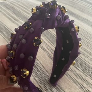 Lele Sadoughi amethyst headband